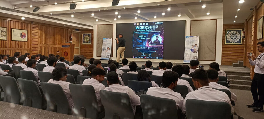 A workshop session on raising capital for start-ups, run by Kattalyx Labs